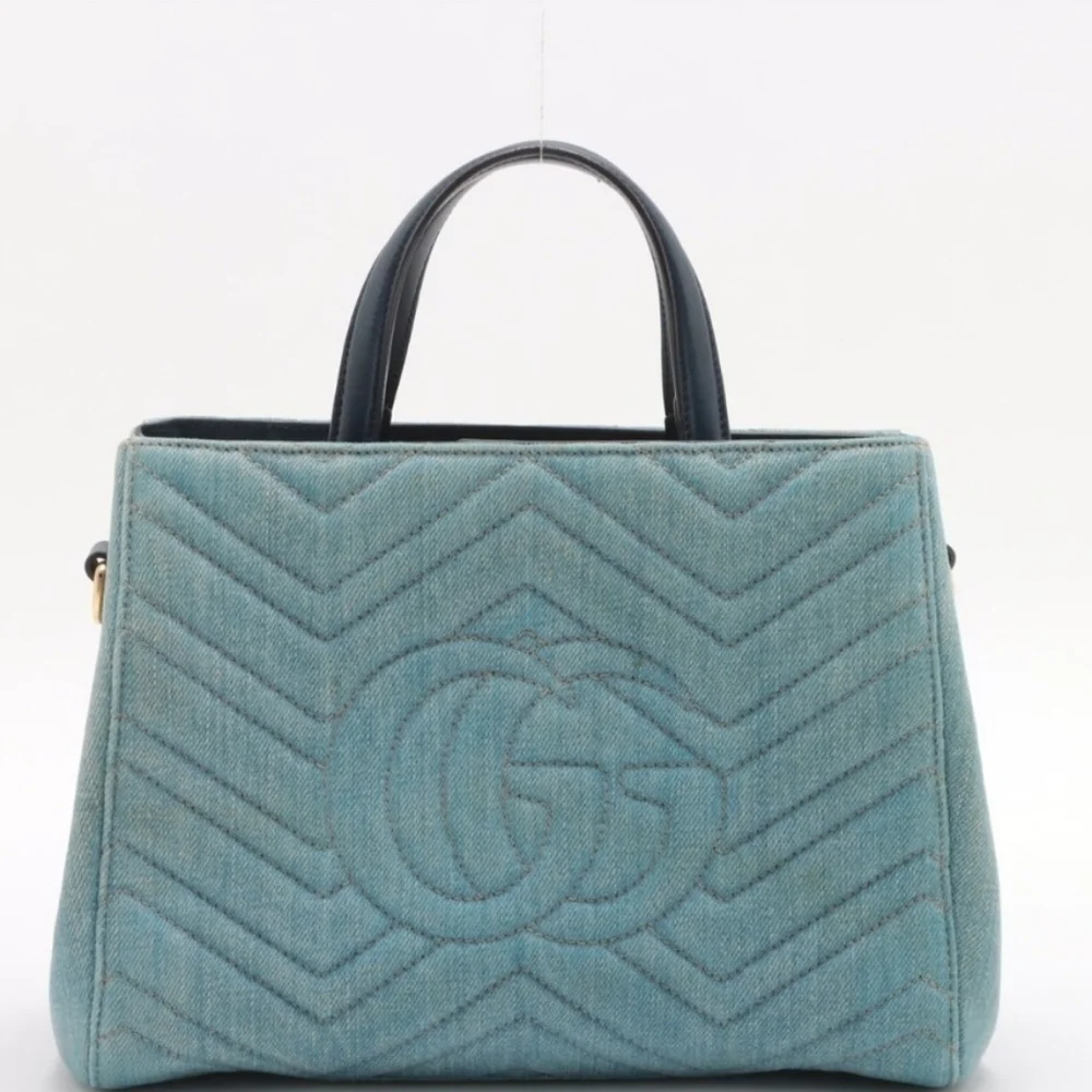 Authentic Gucci GG Marmont 2 Way Handbag - Picture 2 of 12
